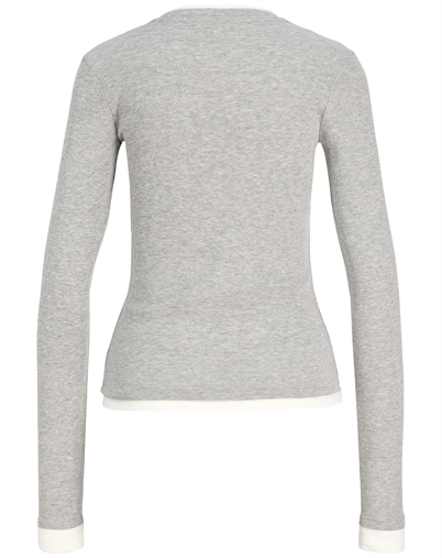 JJXX - JXHenna Contrast Tee - Light Grey Melange